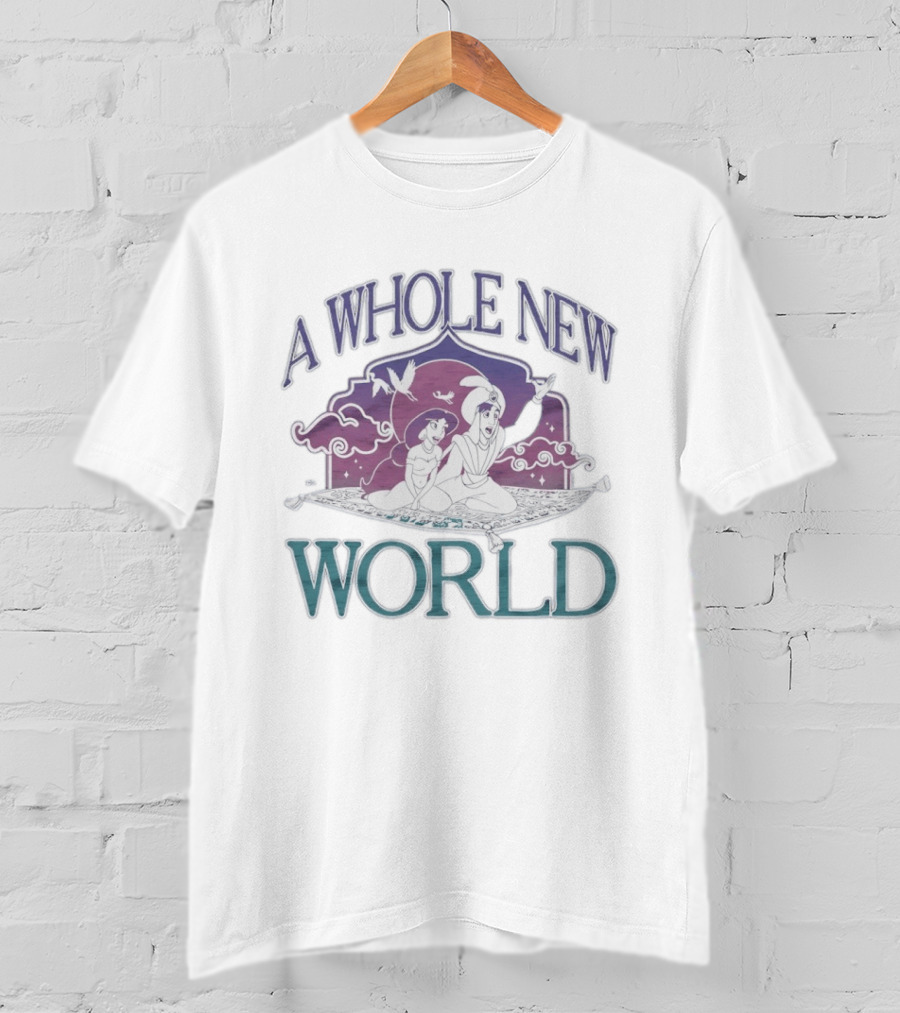 A Whole New World Aladdin Flying Carpet Adventure T-Shirt