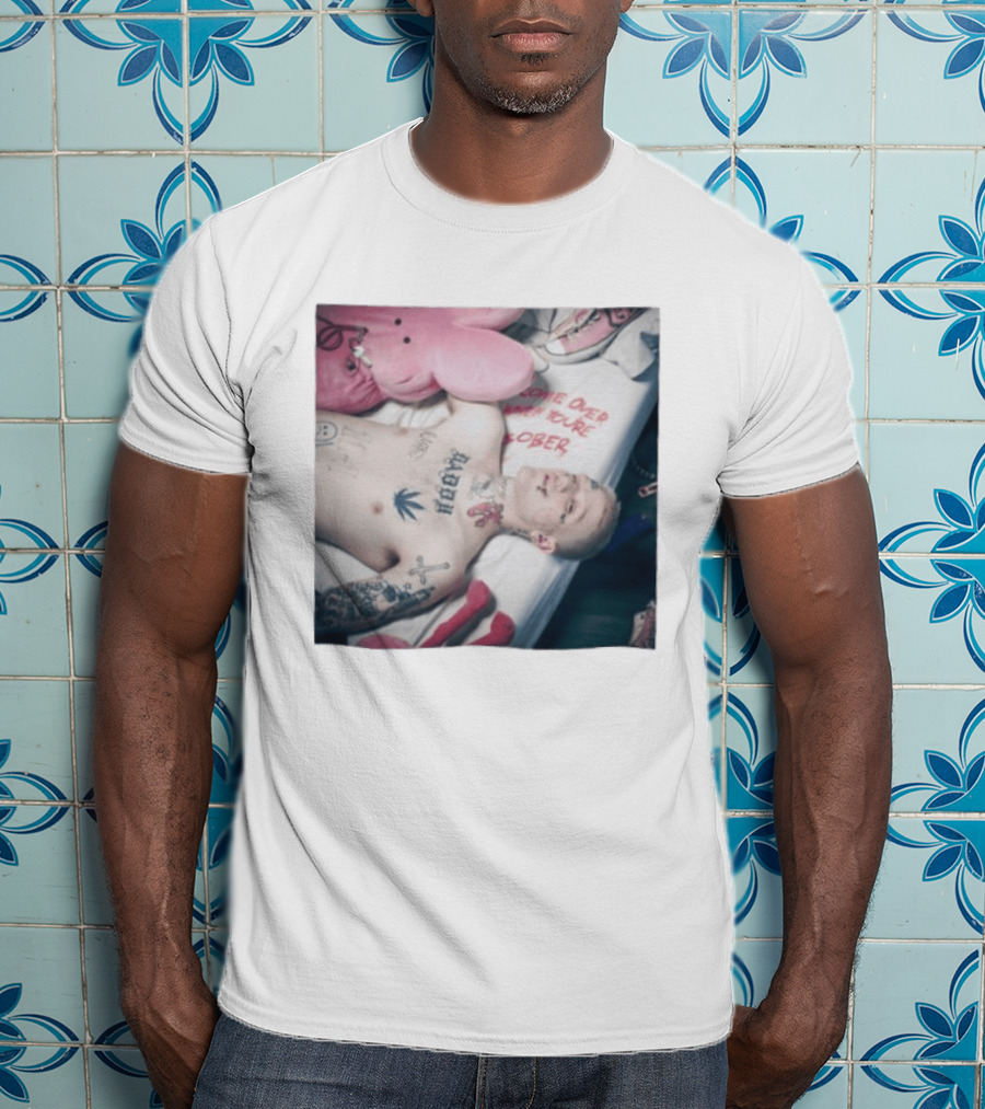 Lil Peep Come Over When You're Sober Emo Rap Album Cover T-Shirt