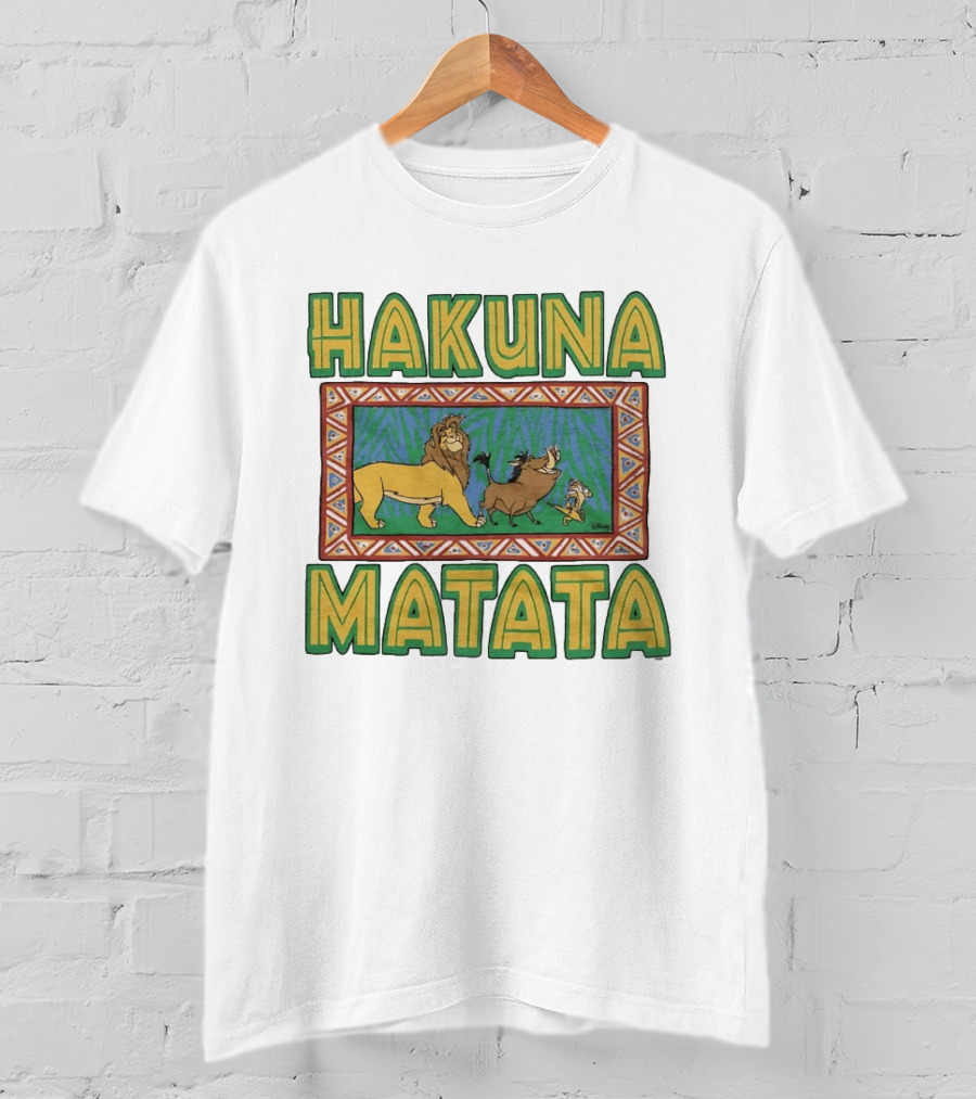 The Lion King Hakuna Matata Simba Timon Pumbaa Disney T-Shirt