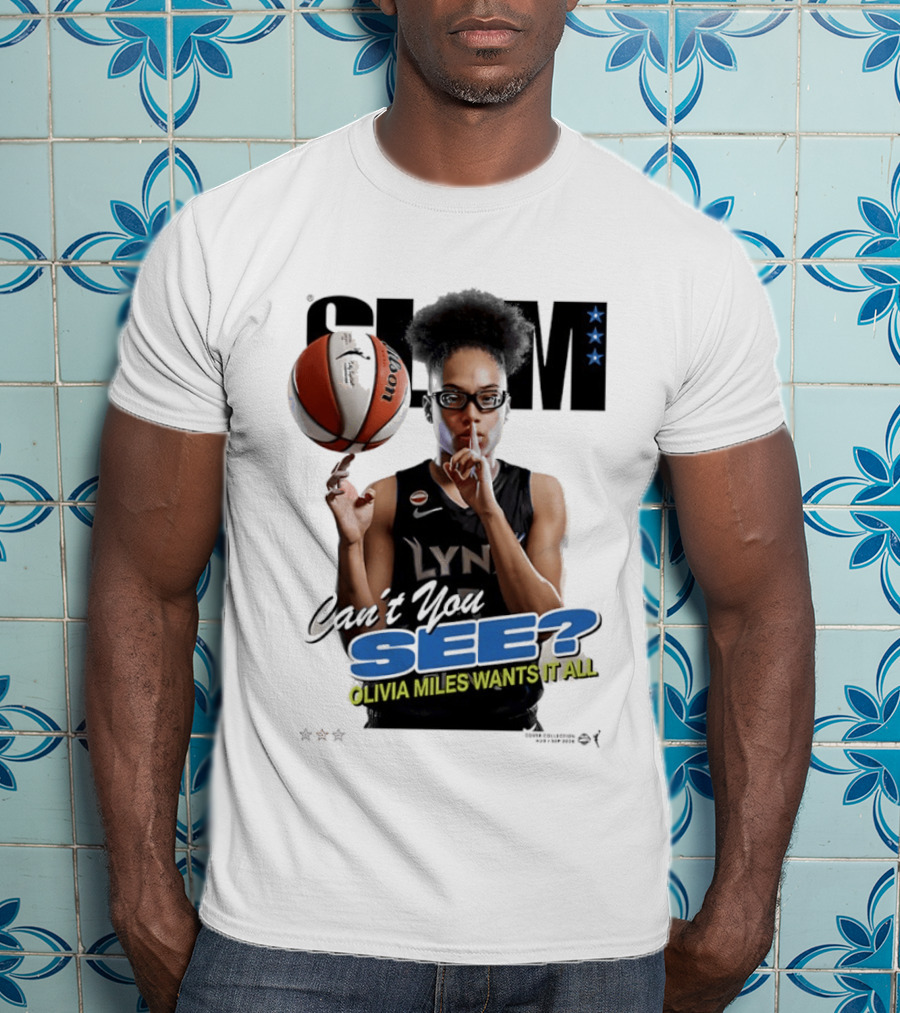 Minnesota Lynx SLAM Olivia Miles Wants It All Can't You See Basketball T-Shirt
