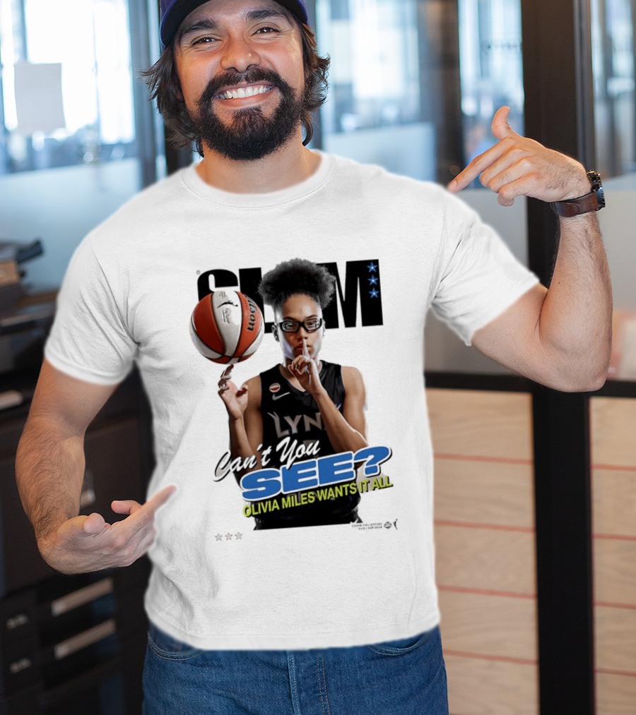 Minnesota Lynx SLAM Olivia Miles Wants It All Can't You See Basketball T-Shirt