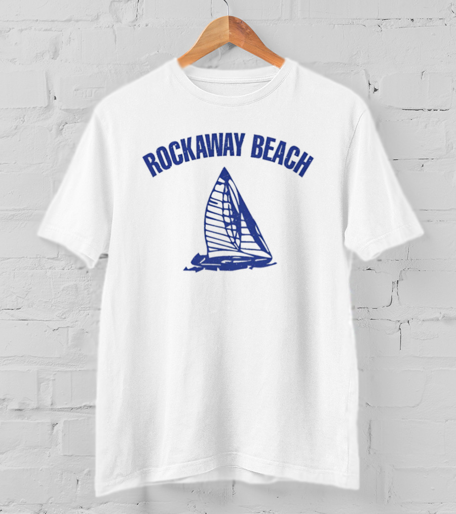 Rockaway Beach Sailboat Ocean Adventure T-Shirt