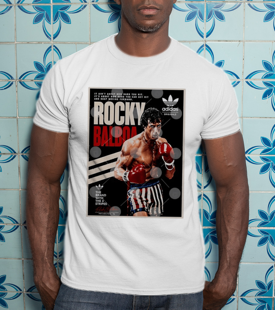 Rocky Balboa Adidas Originals Philadelphia Boxing Legend T-Shirt