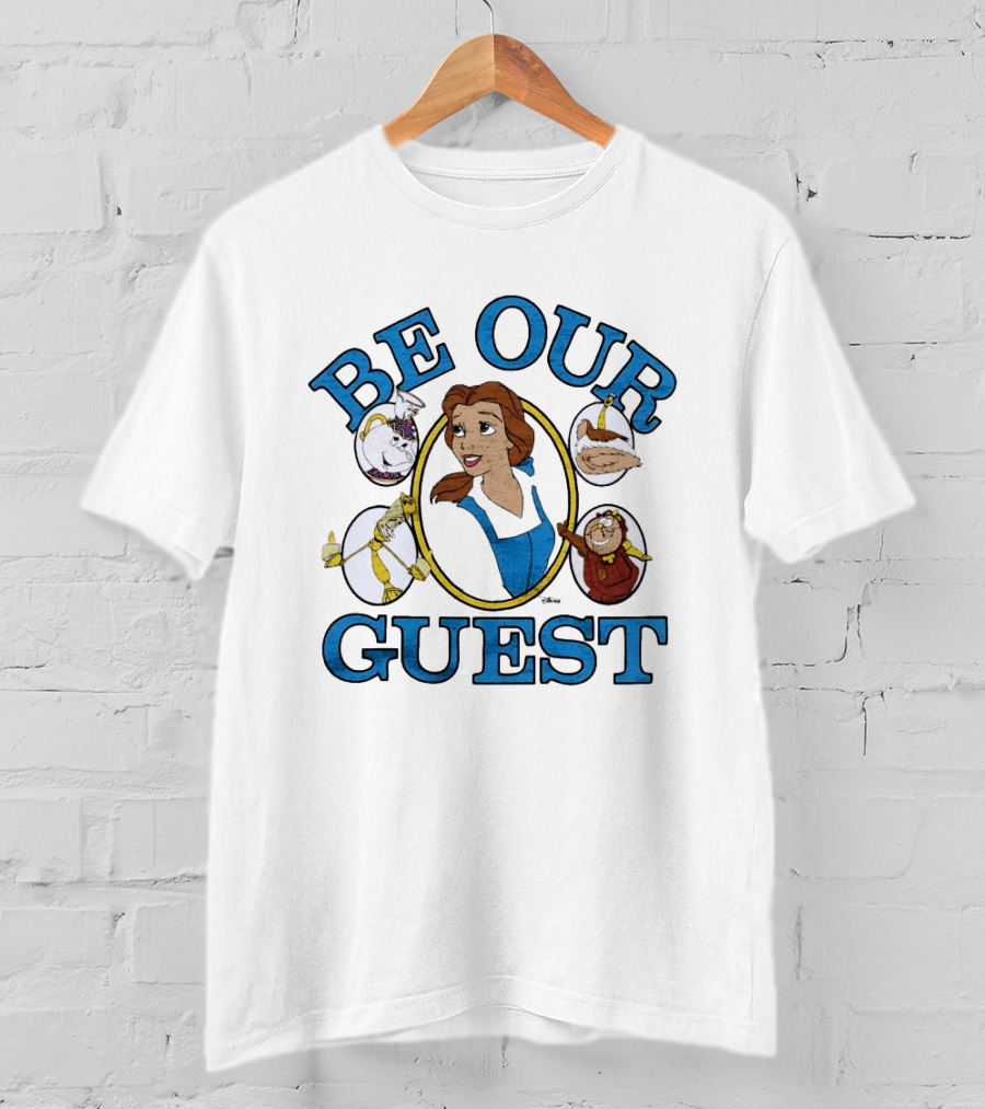 Be Our Guest Belle Beauty And The Beast Characters Disney T-Shirt
