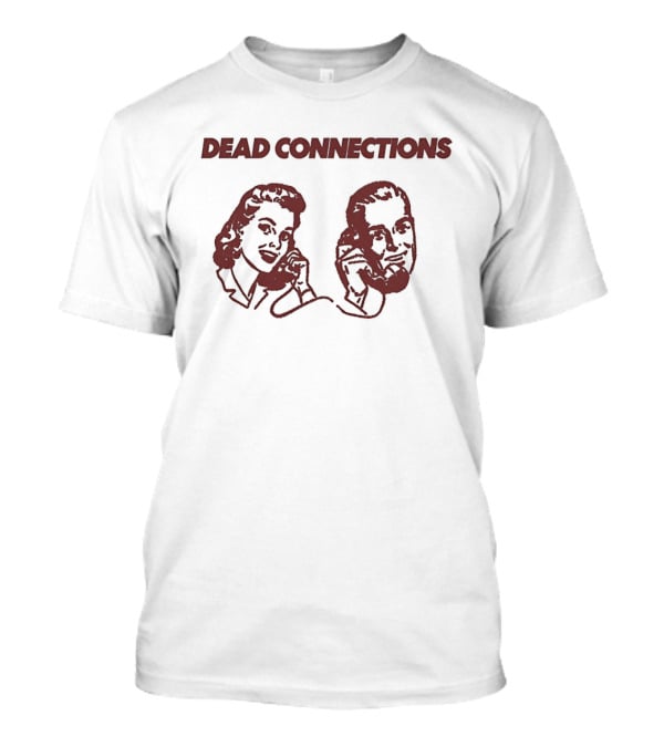 Dead Connections Vintage Phone Couple T-Shirt