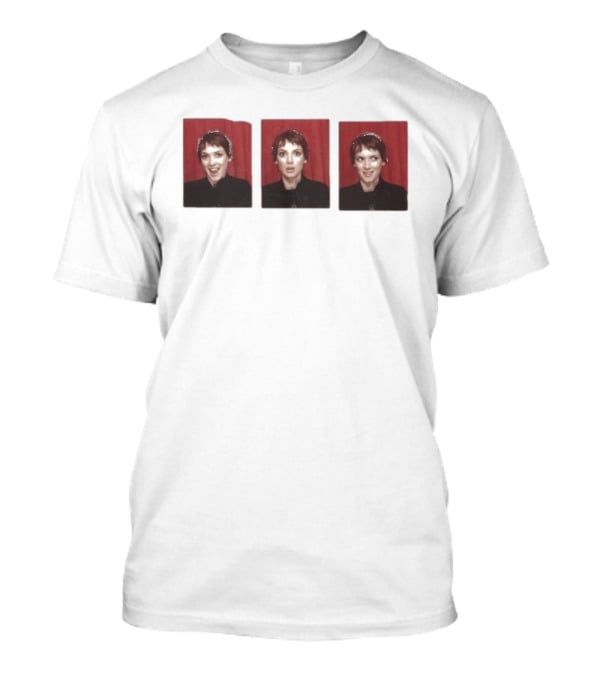 Simone Ashley Winona Ryder Photobooth Red Curtain Triptych T-Shirt