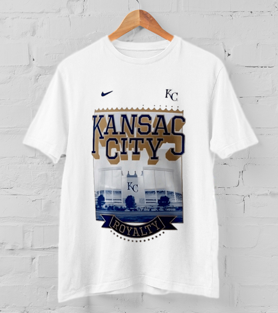 Kansas City Royals Stadium Royalty KC Nike T-Shirt