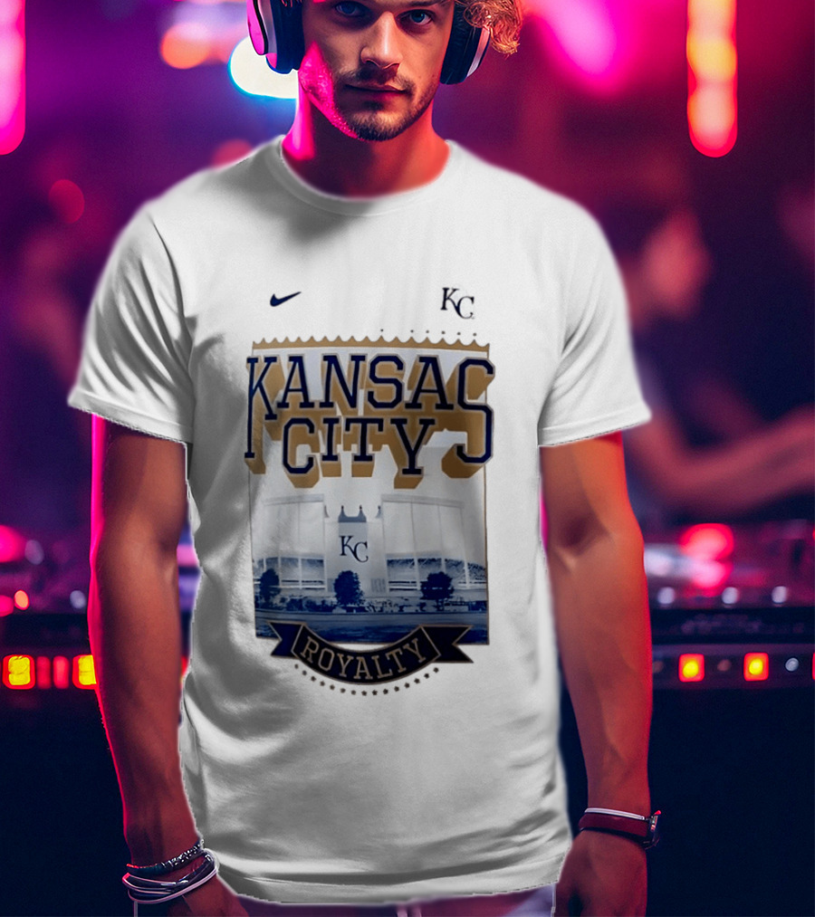 Kansas City Royals Stadium Royalty KC Nike T-Shirt