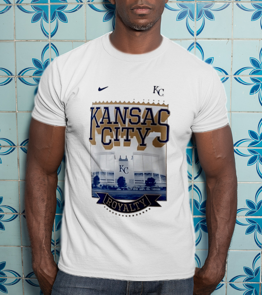 Kansas City Royals Stadium Royalty KC Nike T-Shirt