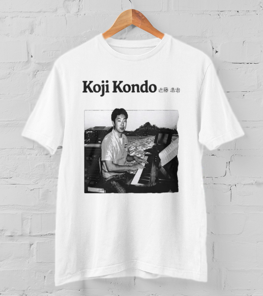Koji Kondo I Can Hear Music Piano Masters T-Shirt