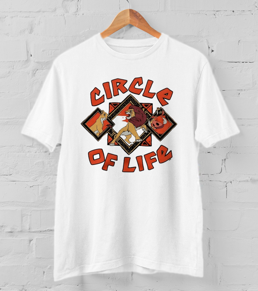 Circle Of Life Lion King Diamond Frames Disney T-Shirt