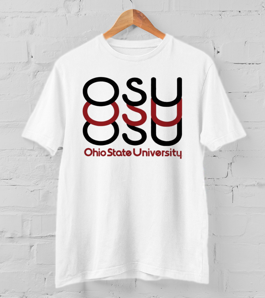 Ohio State University OSU Stacked T-Shirt
