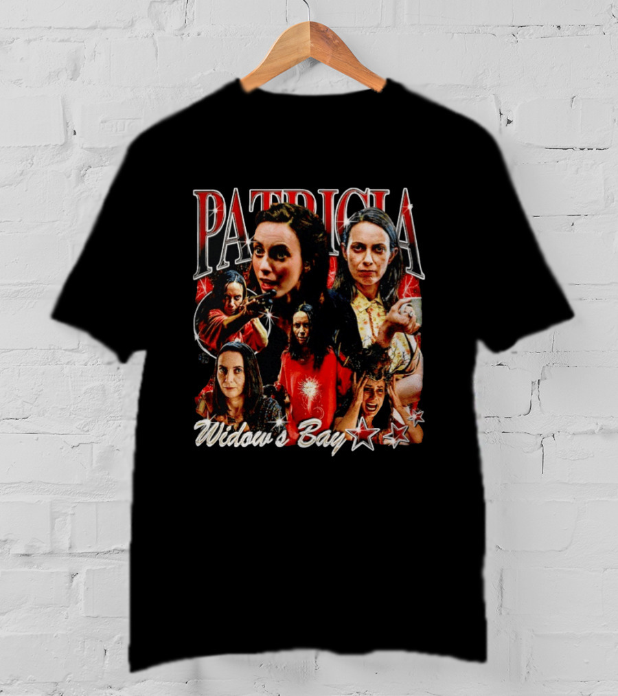Patricia Widow's Bay Horror Icons Collage T-Shirt