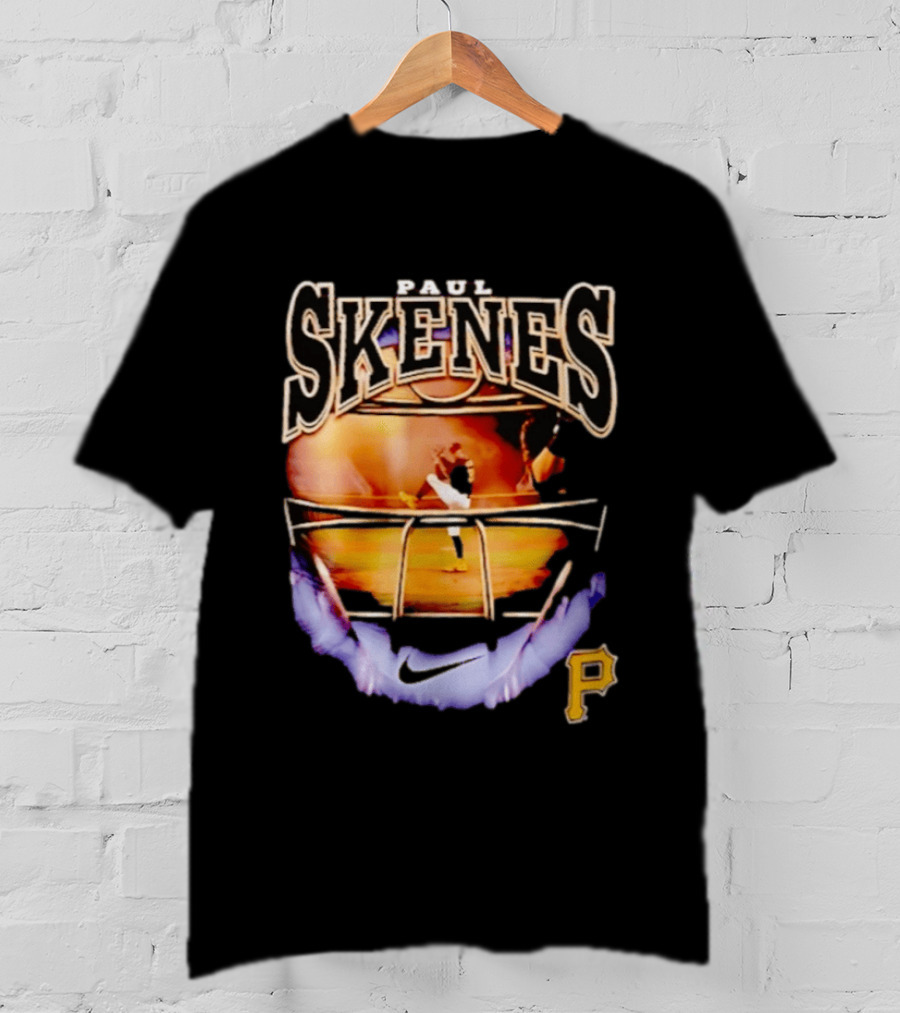 Paul Skenes Pittsburgh Pirates Nike P Logo Baseball Stadium T-Shirt