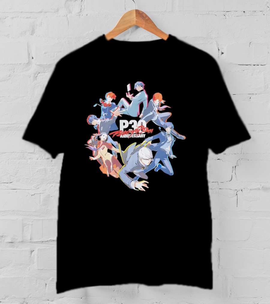 Persona 30th Anniversary P30 Atlus JRPG Collection T-Shirt