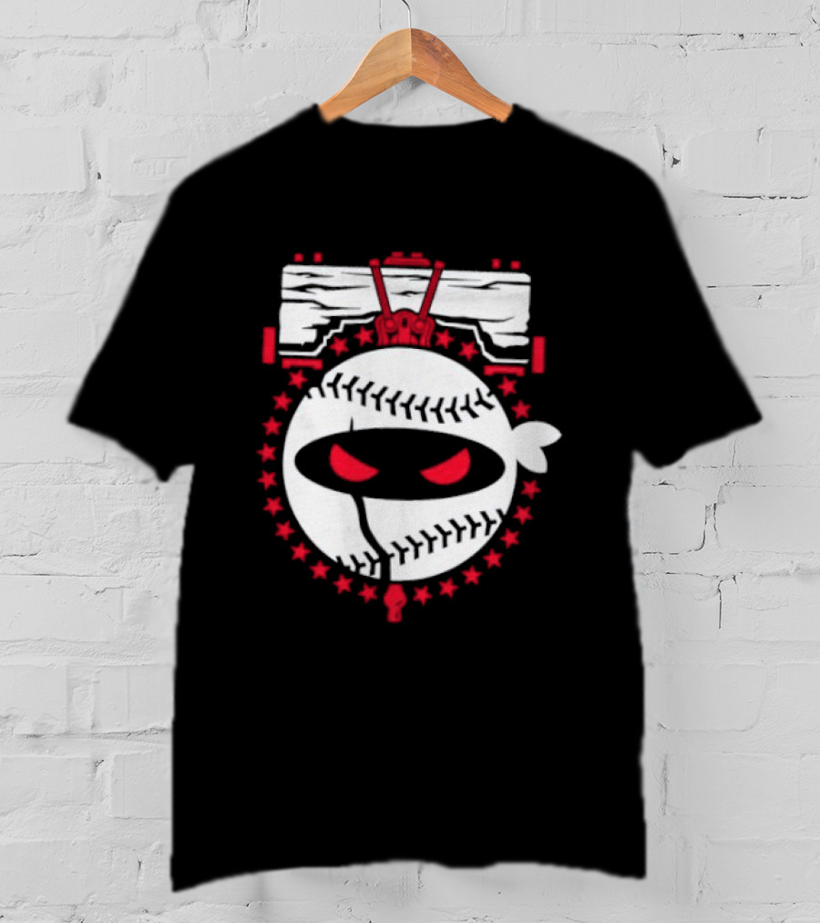 Ninja Baseball All Star With Pitching 26 Roto Wear T-Shirt