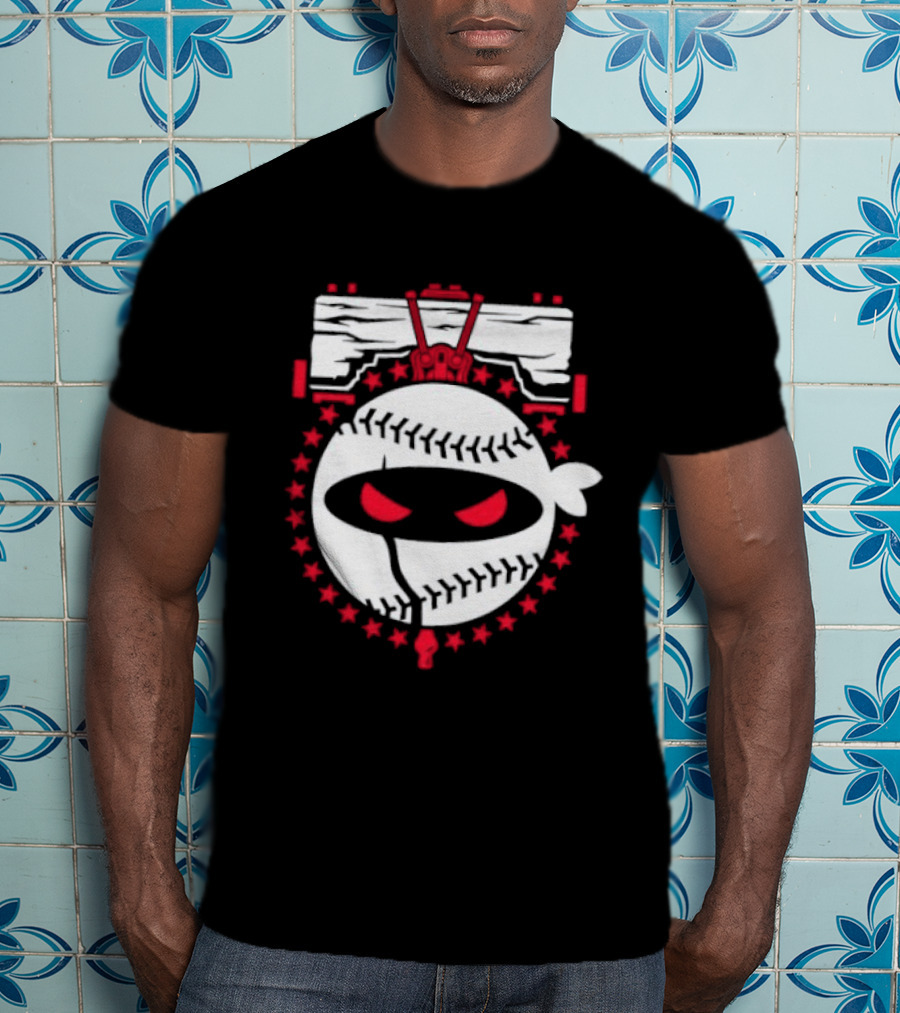 Ninja Baseball All Star With Pitching 26 Roto Wear T-Shirt