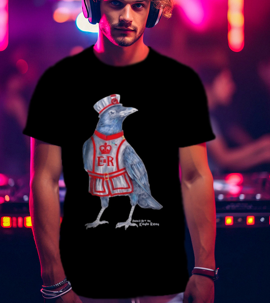 Rosaline The Raven ER Yeoman Warder Beefeater Uniform T-Shirt