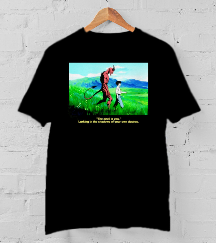 The Devil Is You Lurking In The Shadows Of Your Own Desires Anime Character Scene T-Shirt