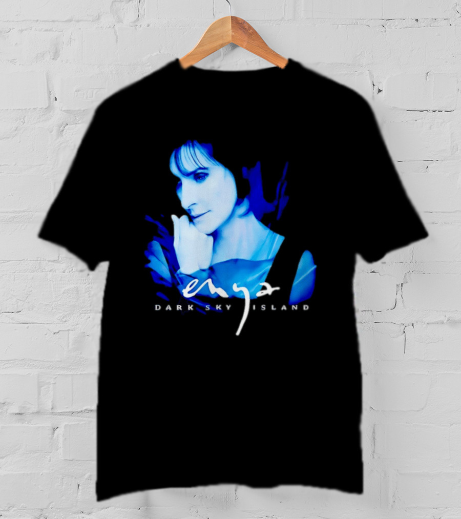 Enya Dark Sky Island Album Blue T-Shirt