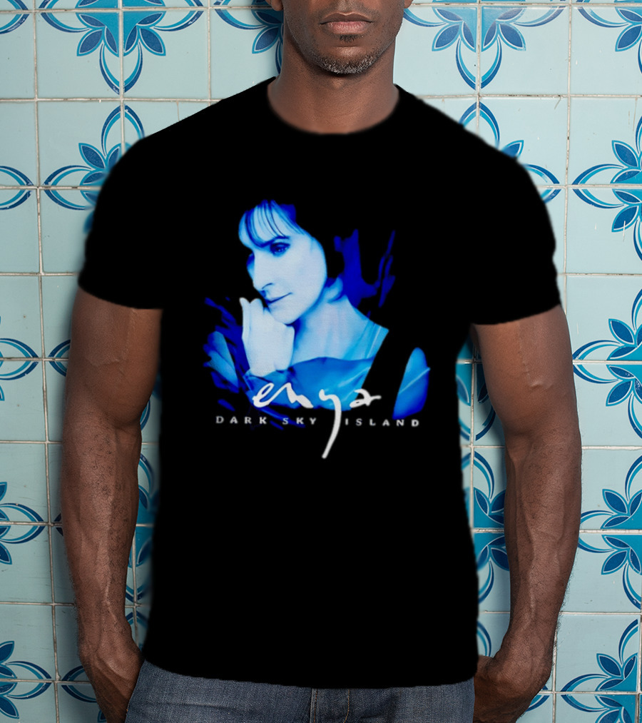 Enya Dark Sky Island Album Blue T-Shirt