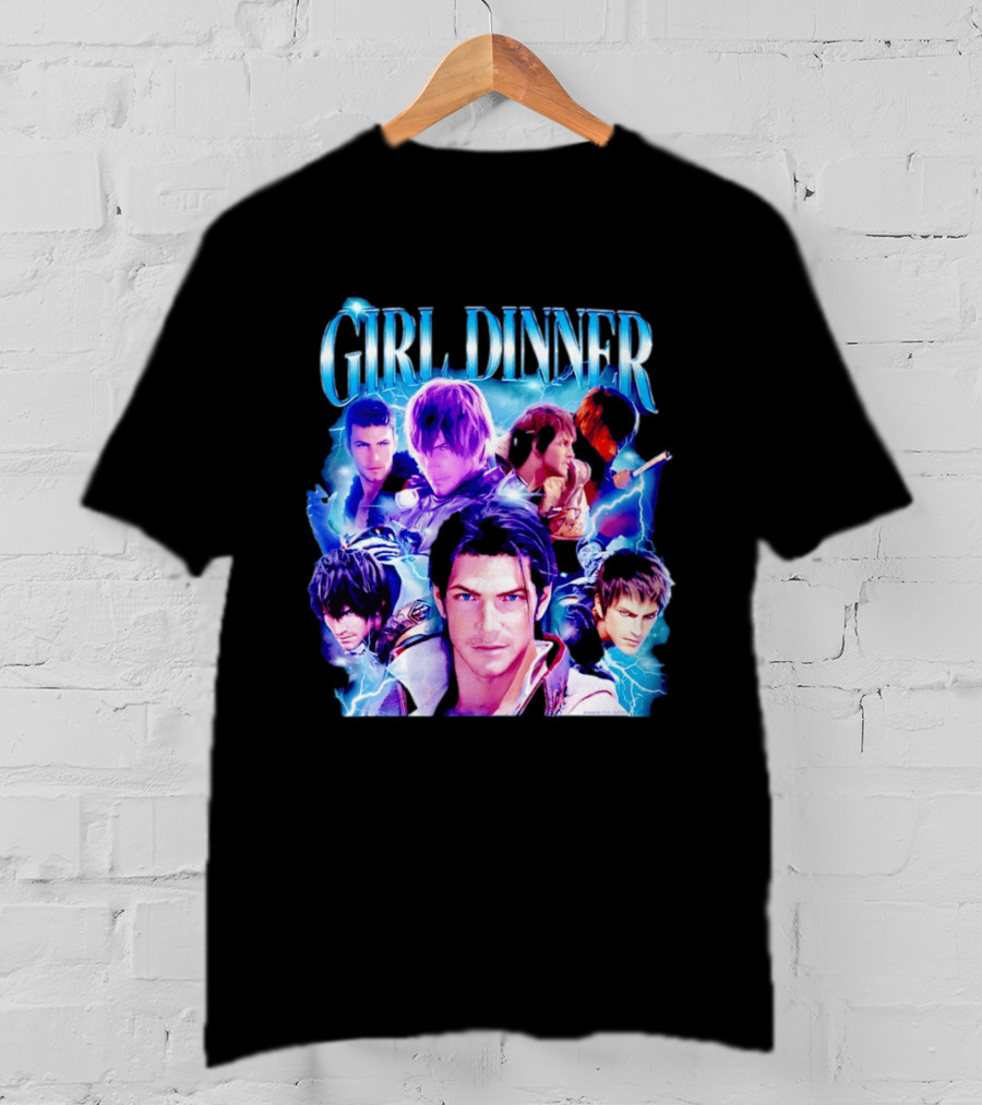 Girl Dinner Final Fantasy Characters Square Enix T-Shirt