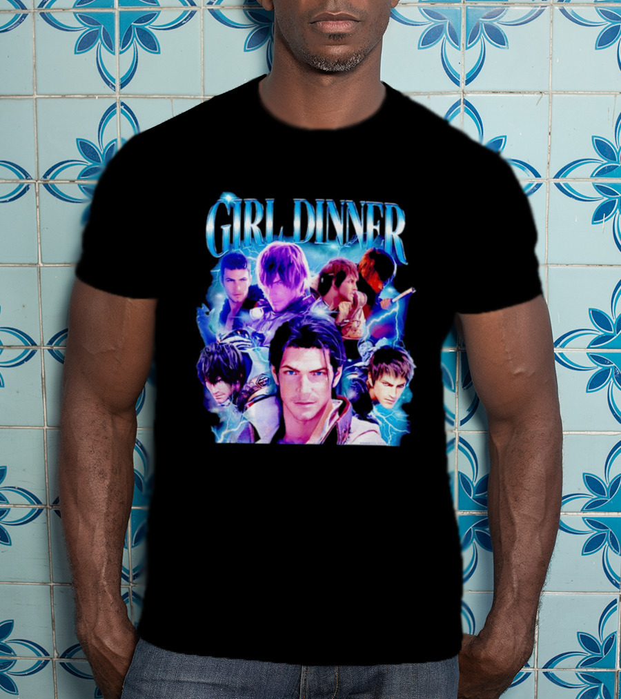 Girl Dinner Final Fantasy Characters Square Enix T-Shirt