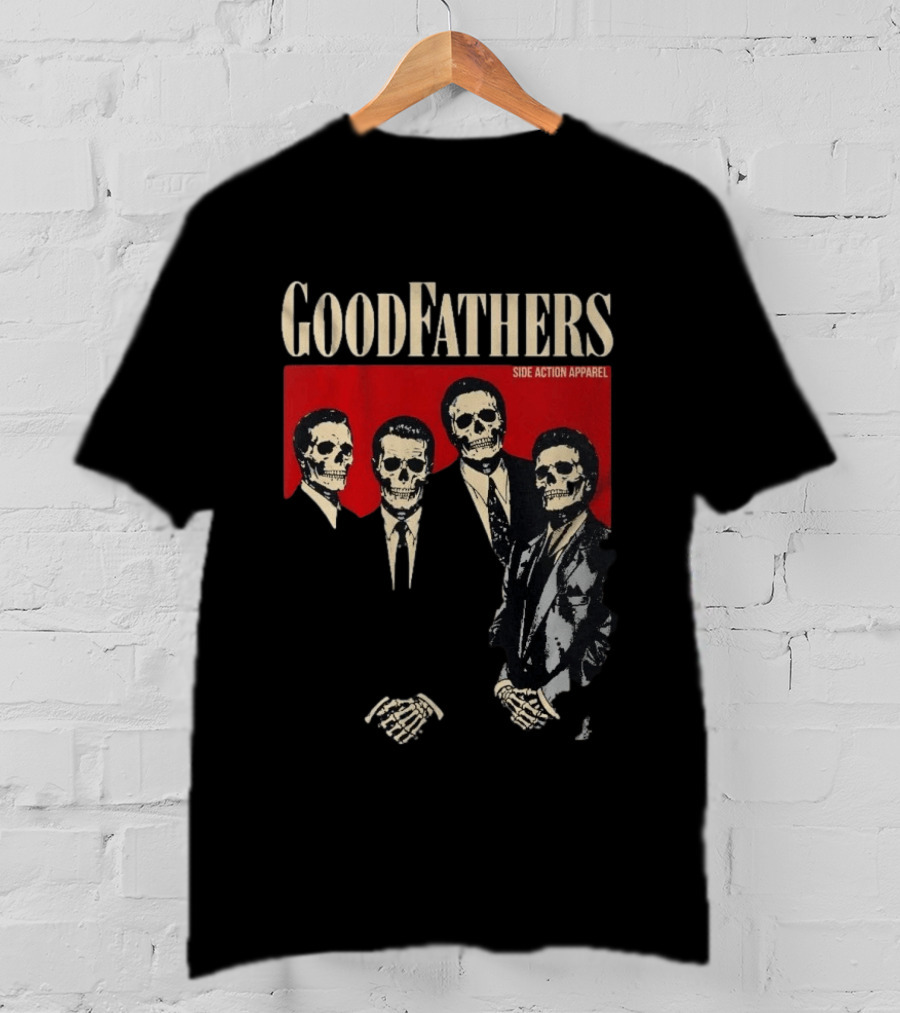 Goodfathers Side Action Apparel Skeleton Suits T-Shirt