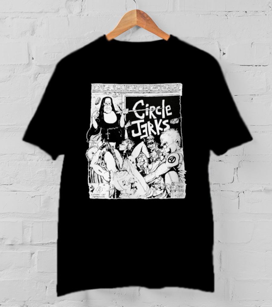 Circle Jerks Nun Punk Rock Band Chaos T-Shirt