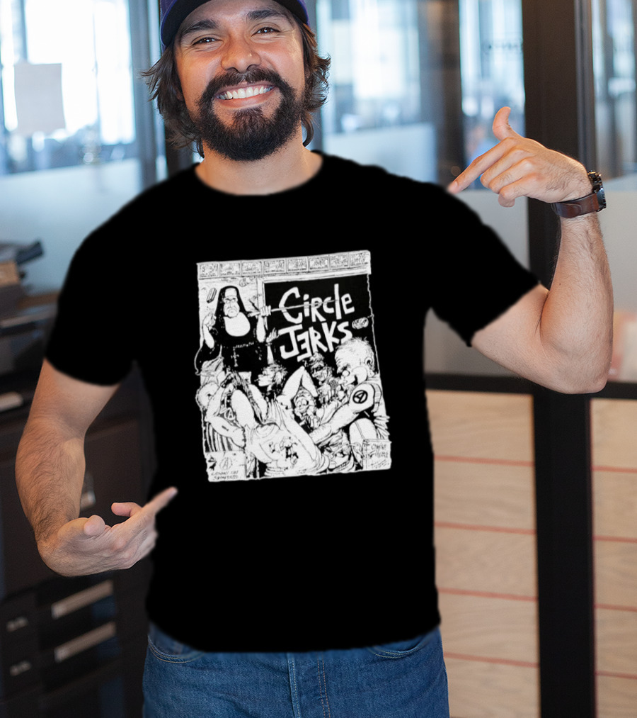 Circle Jerks Nun Punk Rock Band Chaos T-Shirt