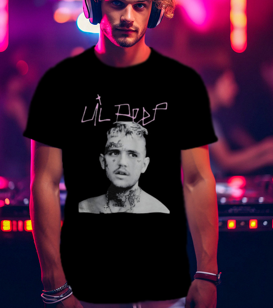 Lil Peep Gustav Elijah Åhr Emo Rap Tattoo T-Shirt