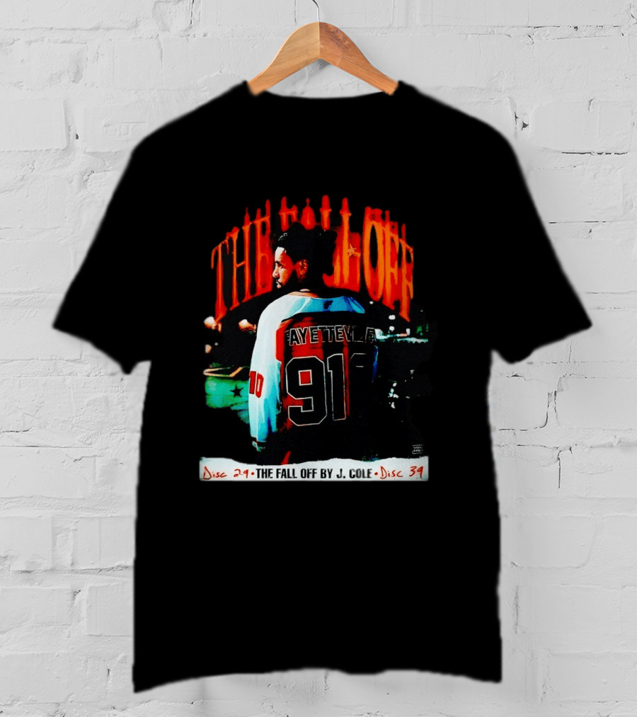 J Cole The Fall Off Fayetteville 910 Disc 29 Disc 34 T-Shirt