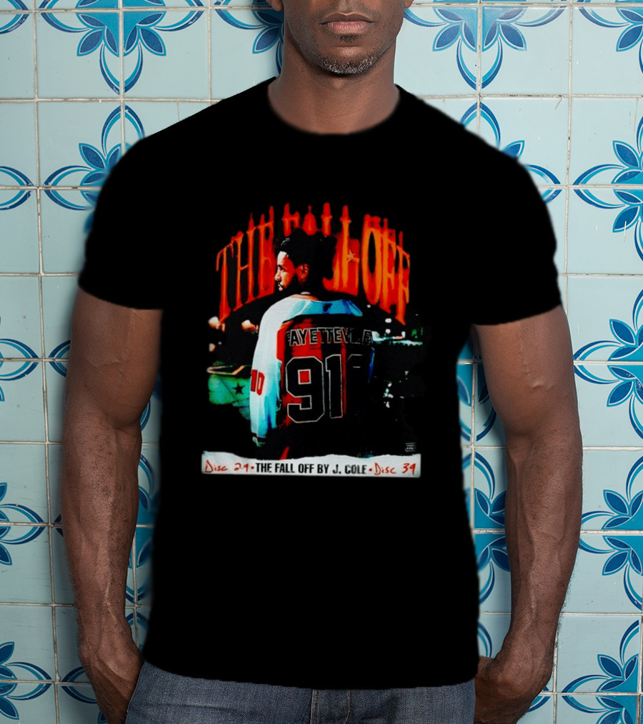 J Cole The Fall Off Fayetteville 910 Disc 29 Disc 34 T-Shirt