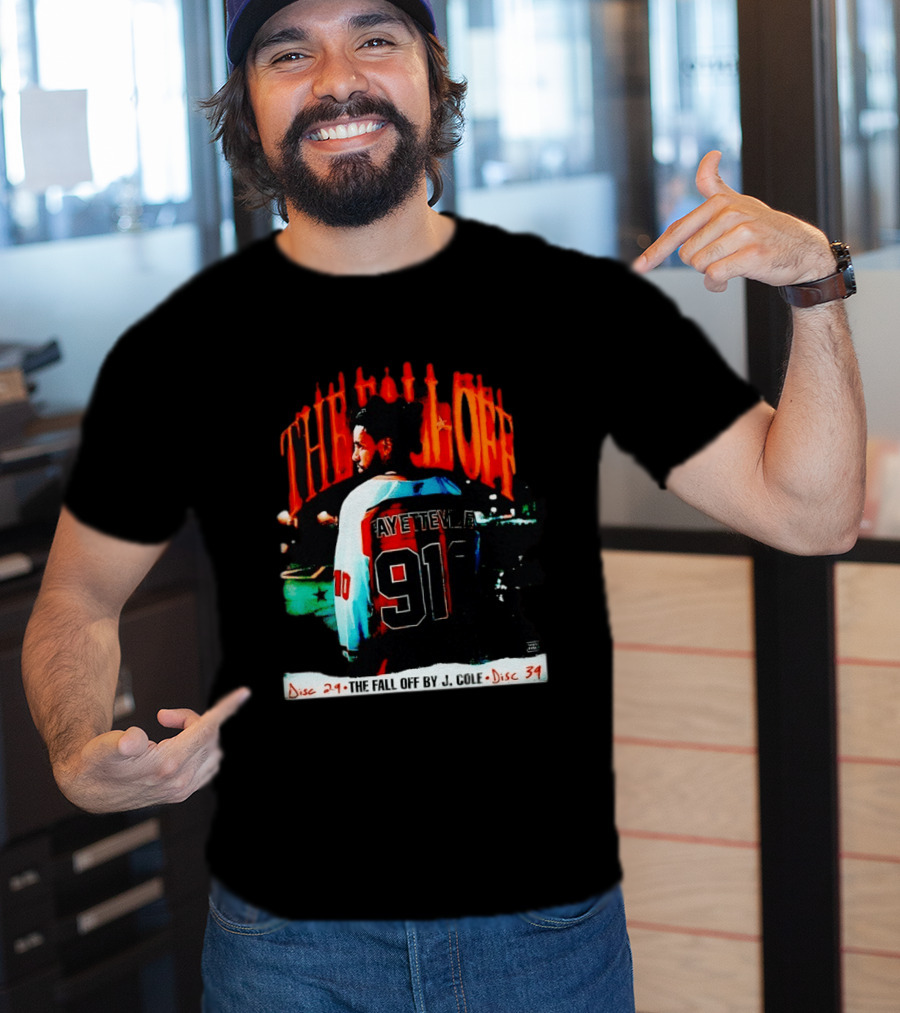 J Cole The Fall Off Fayetteville 910 Disc 29 Disc 34 T-Shirt