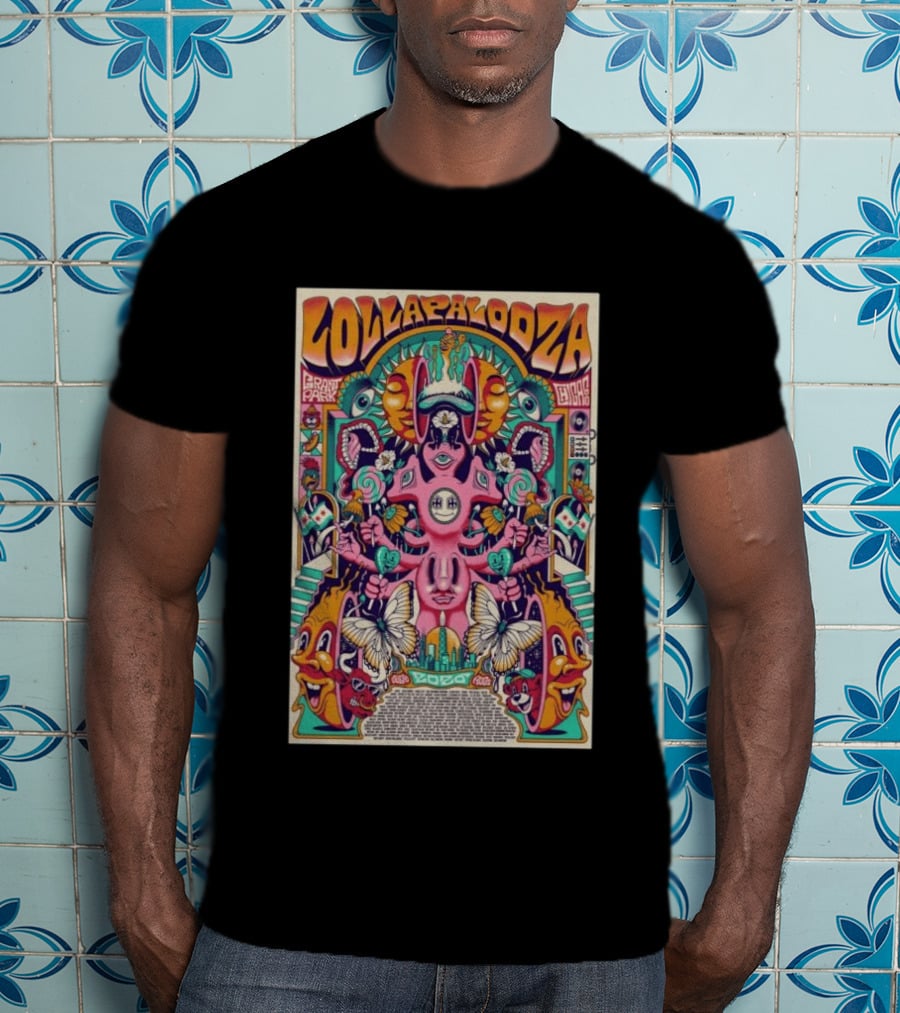 Lollapalooza Grant Park Chicago July 30 To August 2 2026 Festival T-Shirt