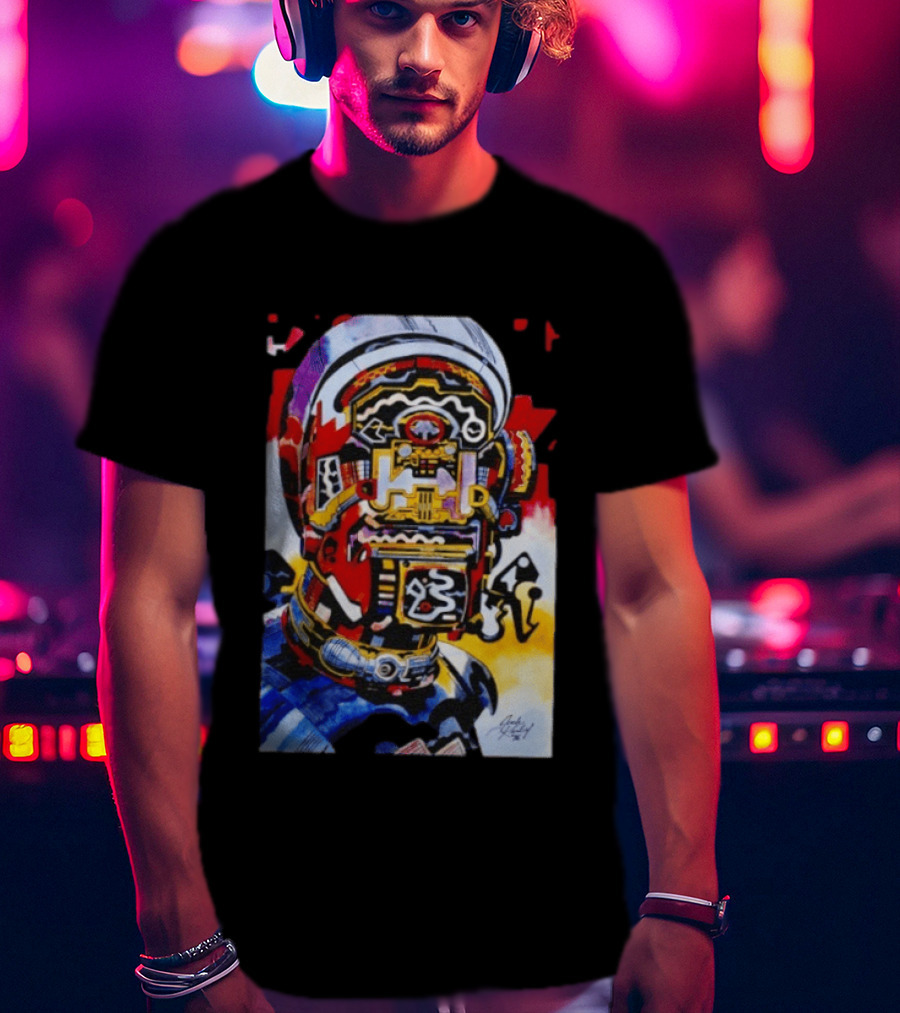Jack Kirby Galactic Sci Fi Robot T-Shirt