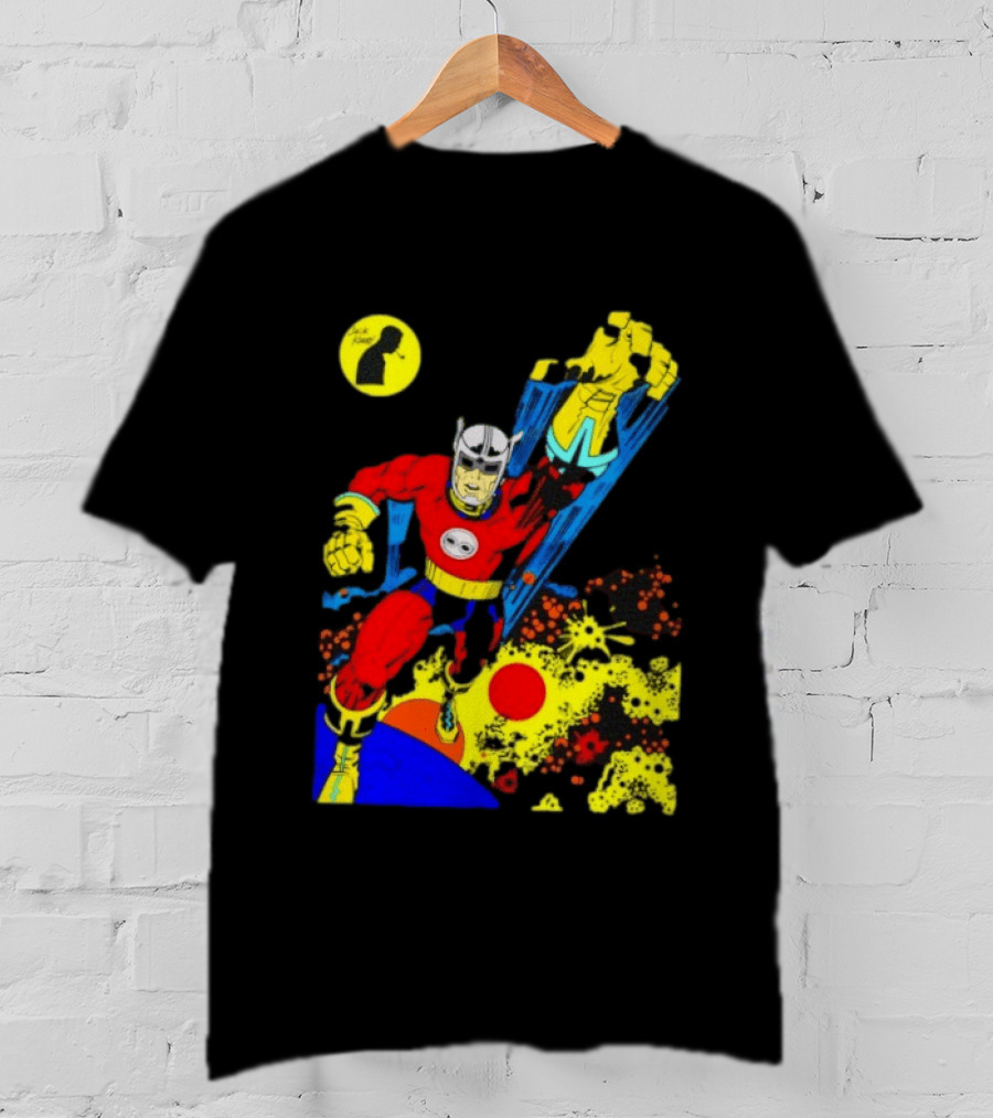 Jack Kirby Galactic Superhero Comic Book Dynamic Action T-Shirt