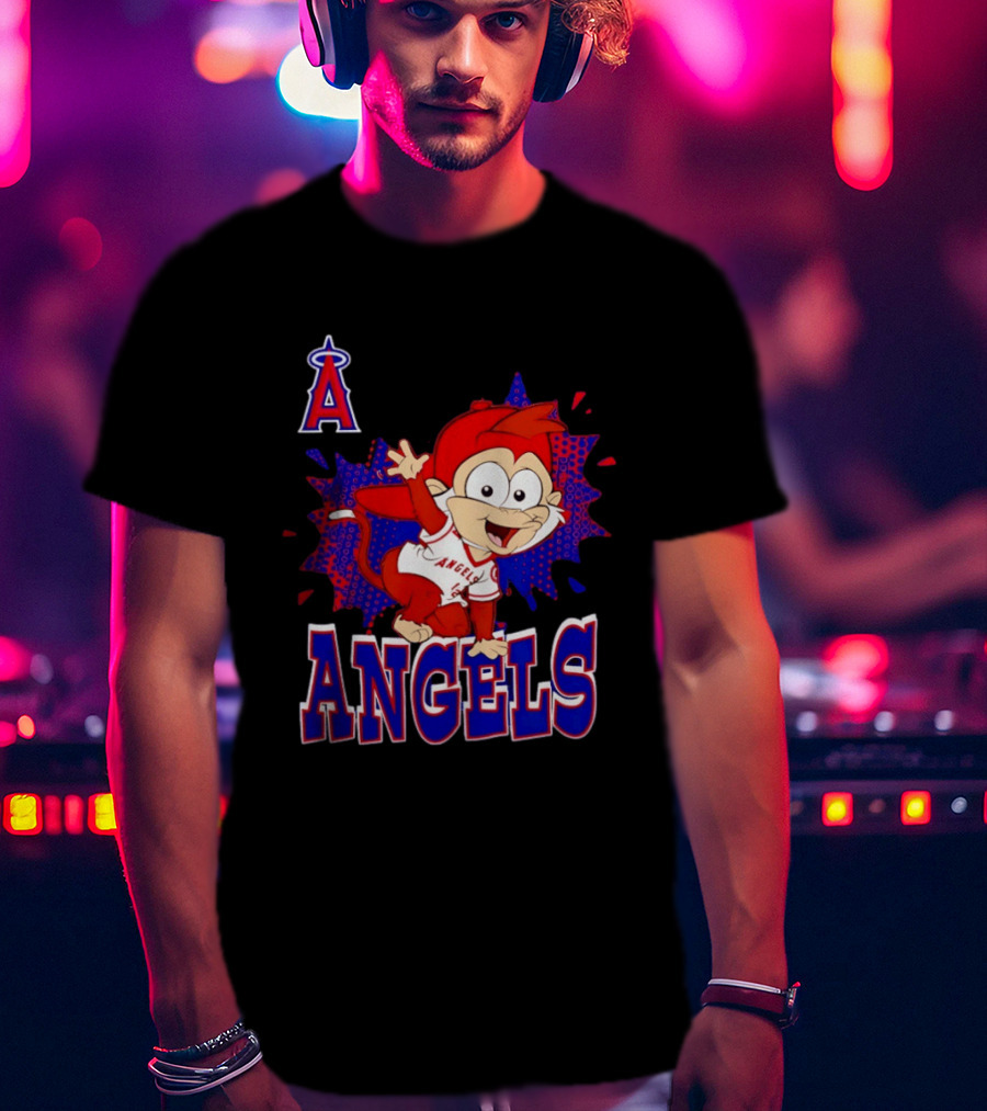 Los Angeles Angels Rally Monkey Baseball MLB Team Fans T-Shirt