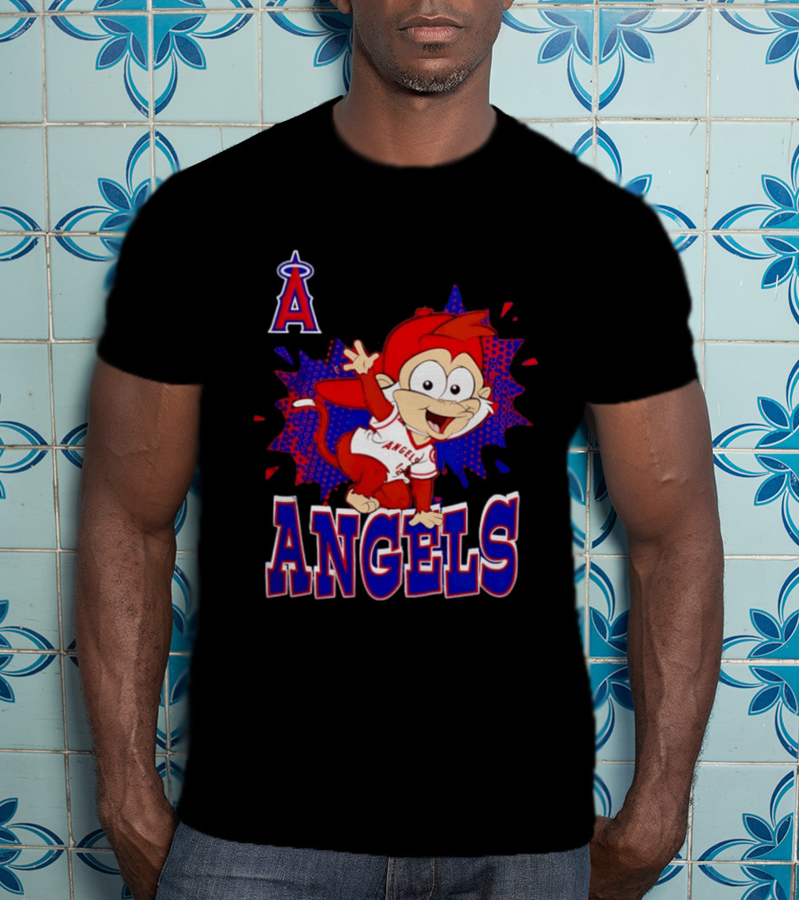 Los Angeles Angels Rally Monkey Baseball MLB Team Fans T-Shirt