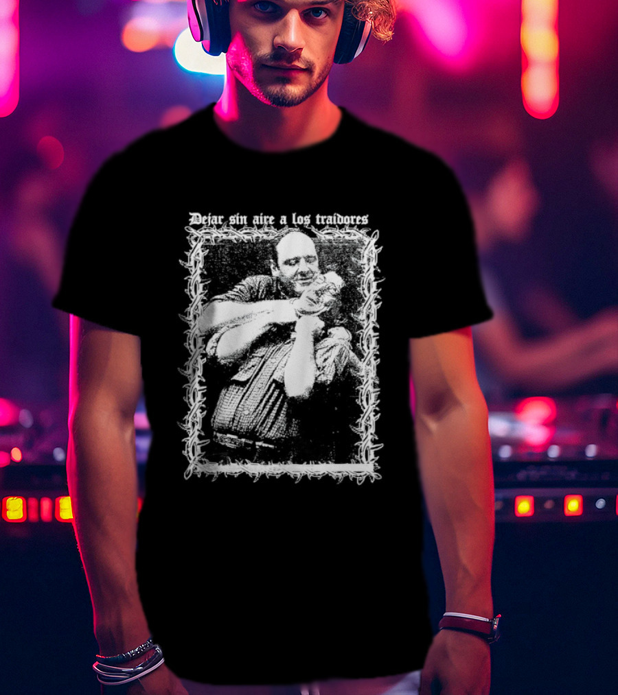 James Gandolfini Dejar Sin Aire A Los Traidores Mafia Power Cinematic T-Shirt