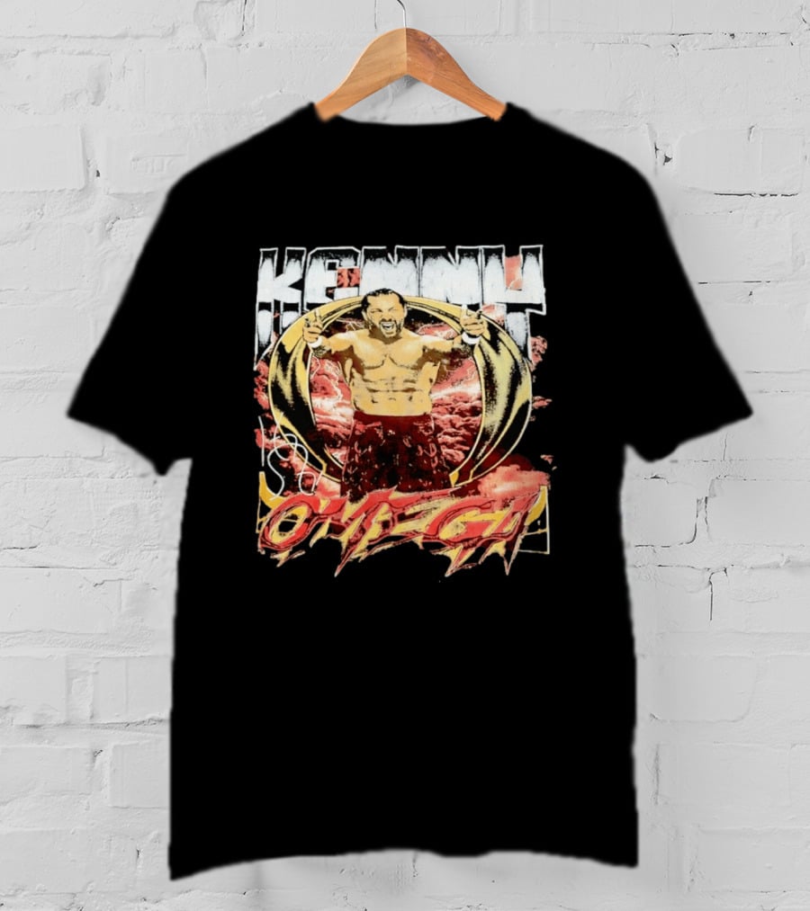 Kenny Omega AEW Wrestling Champion Dynamic Pose T-Shirt
