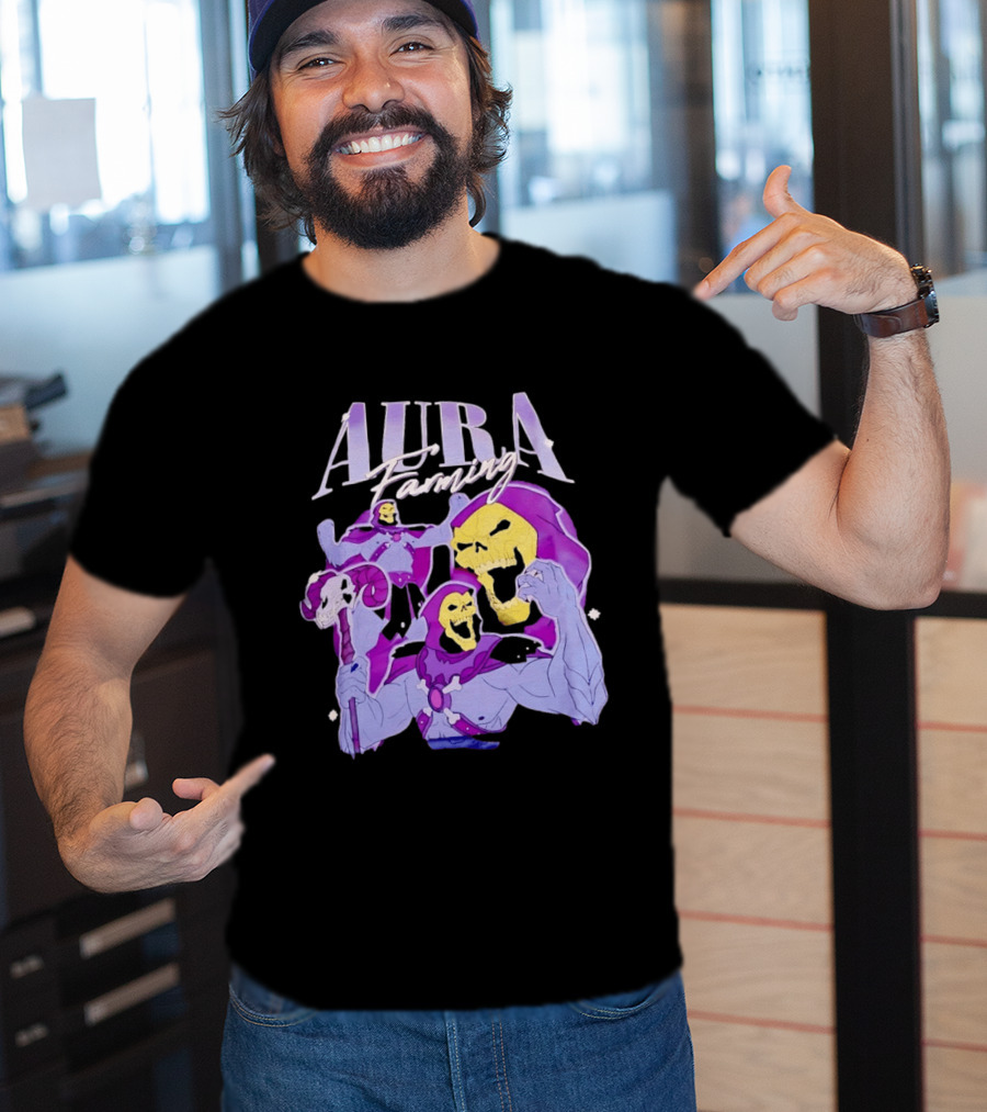 Aura Farming Skeletor Masters Of The Universe T-Shirt