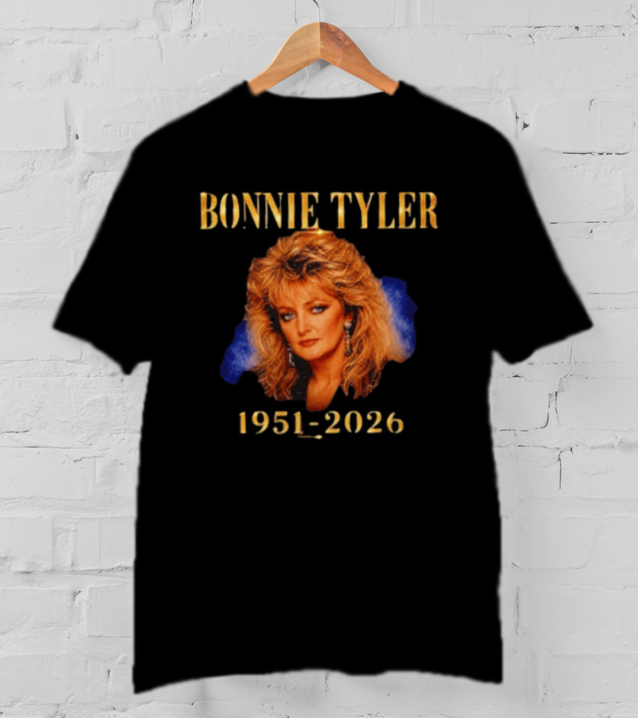 Bonnie Tyler 1951 2026 Memorial T-Shirt