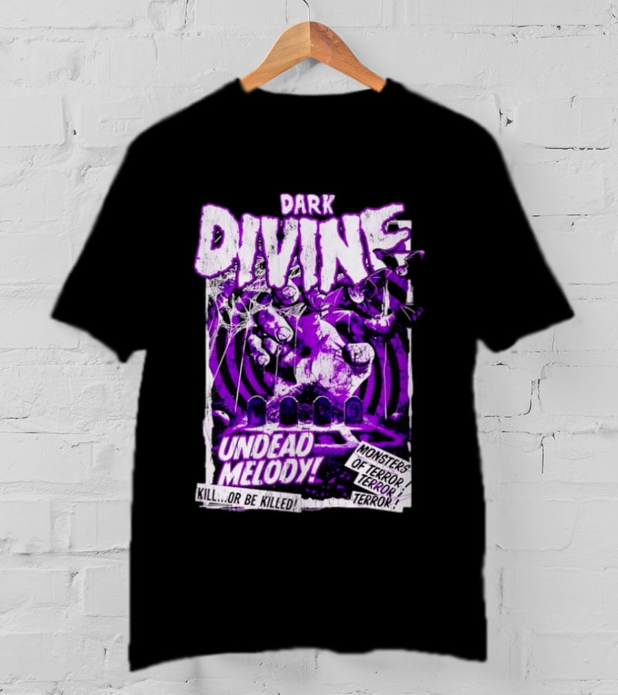 Dark Divine Undead Melody Monsters Of Terror Horror T-Shirt