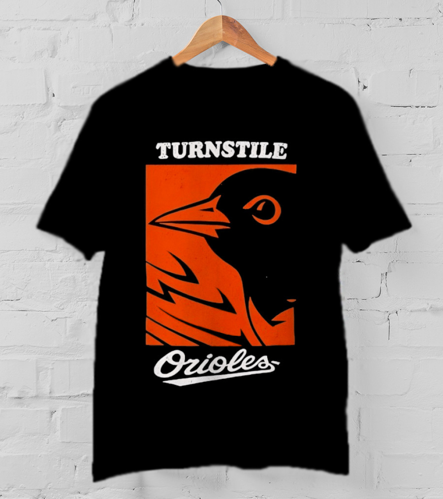 Turnstile Orioles Bird Orange T-Shirt