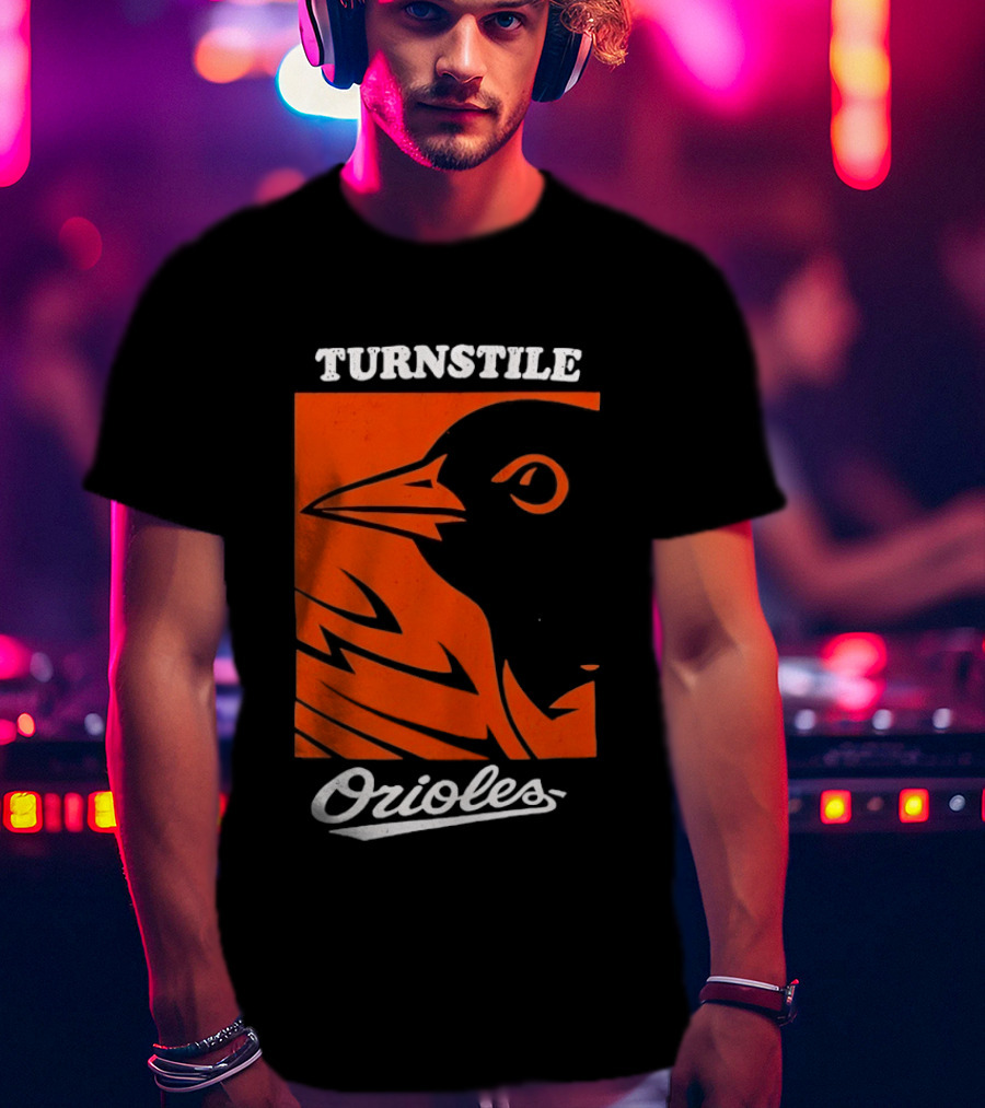 Turnstile Orioles Bird Orange T-Shirt