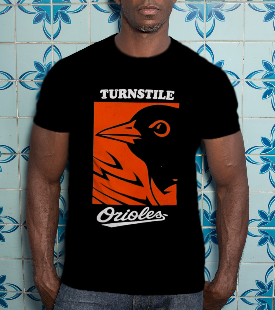 Turnstile Orioles Bird Orange T-Shirt
