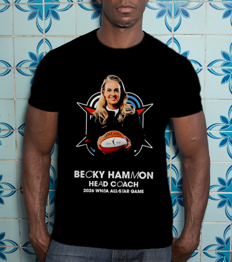 Becky Hammon Head Coach 2026 WNBA All Star Game T-Shirt