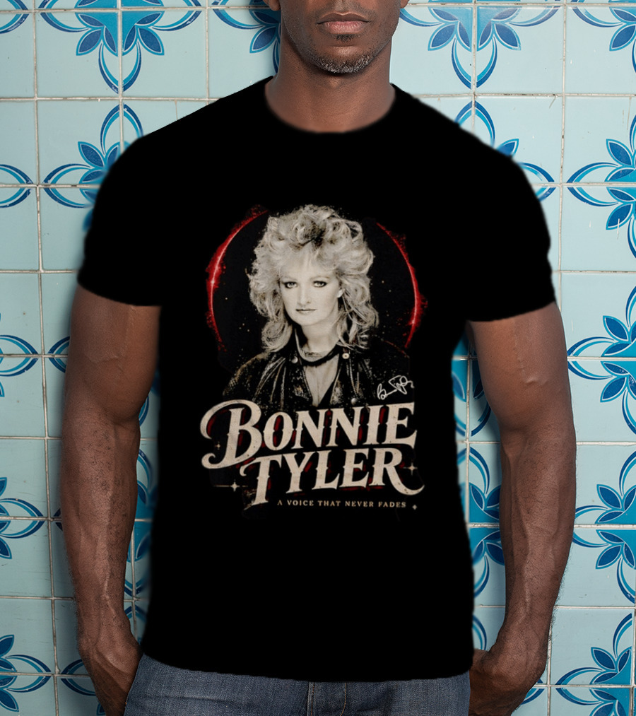 Bonnie Tyler A Voice That Never Fades Rockstar Legend T-Shirt