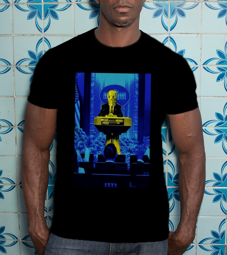 Jack White The Anthem Washington DC July 10 2026 Skeleton At Podium White House T-Shirt